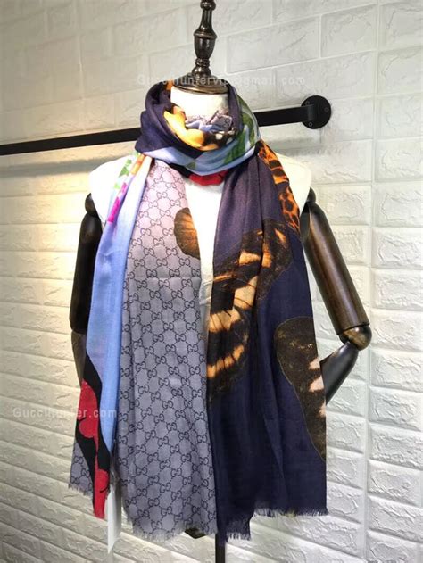 gucci scarf replica sale|how to authenticate gucci scarf.